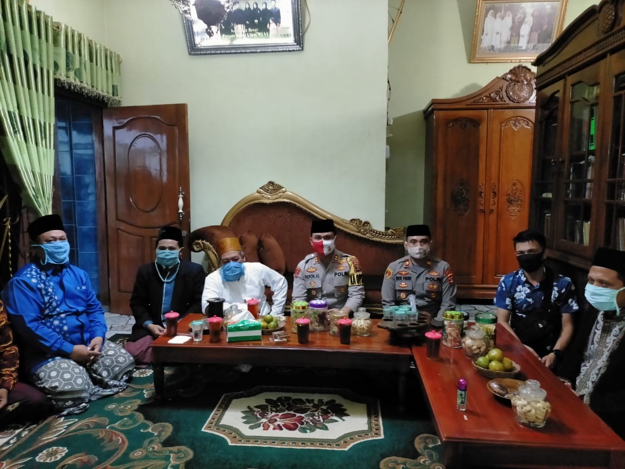 Silaturahmi Kamtibmas Kapolres Pondok Pesantren Darul Ulum Seputih